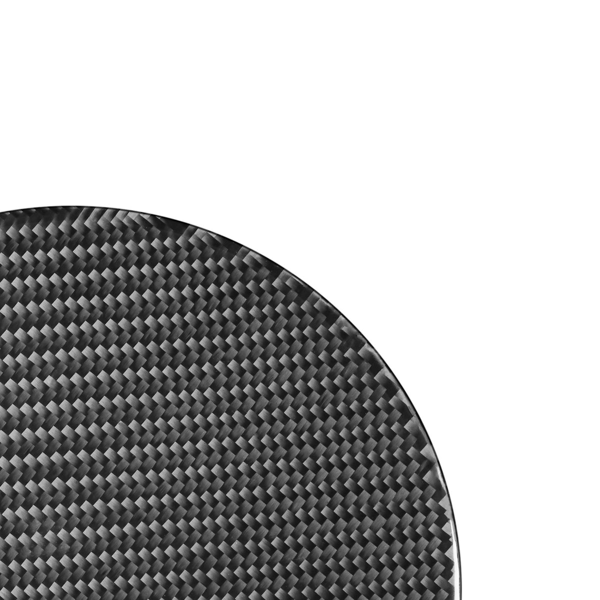 1PC Prepreg Dry Carbon 3*3 3K Real Carbon Fiber Interior Fuel Cap Cover Trim Overlay for Toyota Tundra XK50 Facelift (2014-2021)