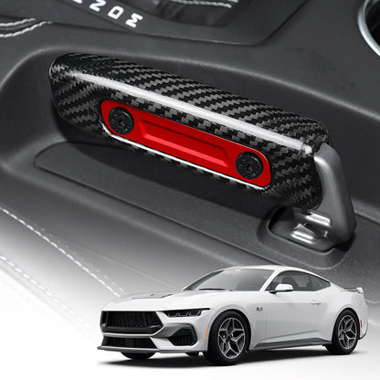 Real Carbon Fiber Handbrake Grip Cover for Ford / Ford Mustang