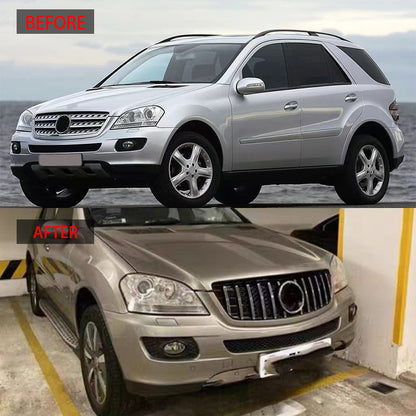 GT Vertical-Bar Vertical-Bar Front Grille for Mercedes-Benz ML-Class W164 (2005 - 2008)