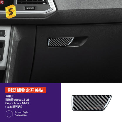 Epoxy Resin Carbon Fiber Decorative Trim for SEAT Ateca (2016 - 2025)