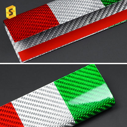 Real Carbon Fiber Rear Bumper Lip Trim for Fiat Abarth 595