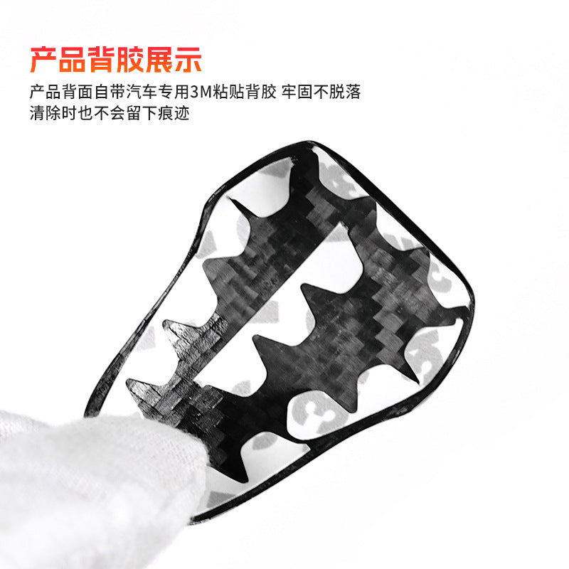 Real Carbon Fiber Gear Shift Knob Cover for Subaru Crosstrek