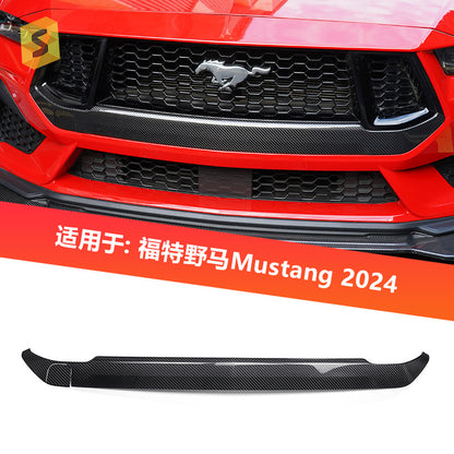 Real Carbon Fiber Front Grille Lower Trim for Ford / Ford Mustang (2024)