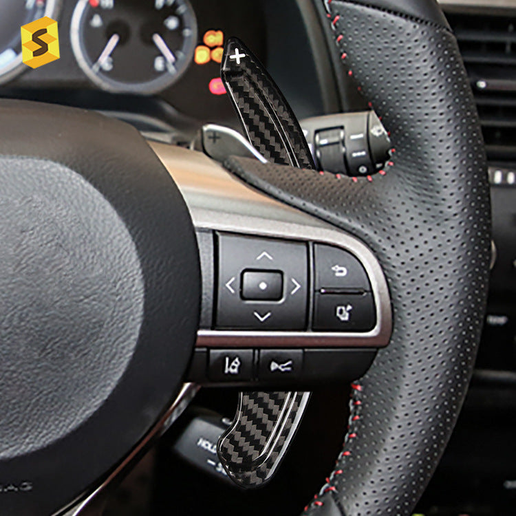 Carbon Fiber Steering Wheel Shift Paddle Cover for Lexus GS / RX / ES