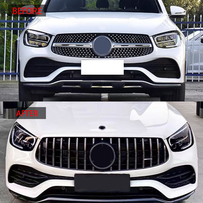 GT-Style Sport Front Grille for Mercedes-Benz GLC-Class X253 (2020 - 2022)