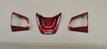 Carbon Fiber Steering Wheel Trim for Kia Stinger