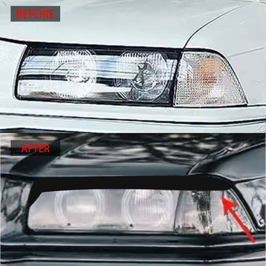 4-Door Headlight Eyebrow Trim for BMW 3 Series E36 (alternate view 2)