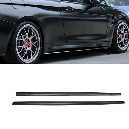 MP-Style Side Skirts for BMW 4 Series F32 F33 F36 (2013 - 2019), Glossy Black
