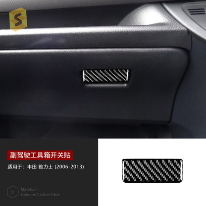 Real Carbon Fiber Decorative Trim Kit for Toyota Yaris (2006 - 2013)