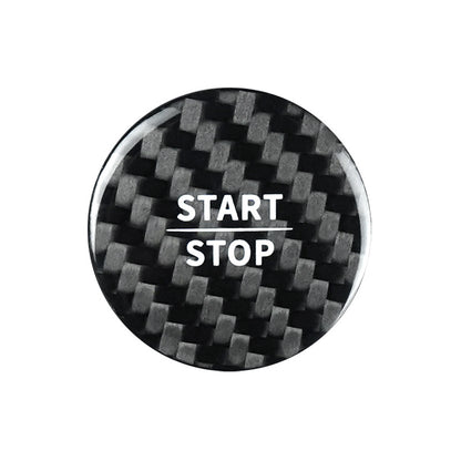 Real Carbon Fiber Push-Start Button Trim for Mercedes-Benz EQE / EQS (2023 - 2025)