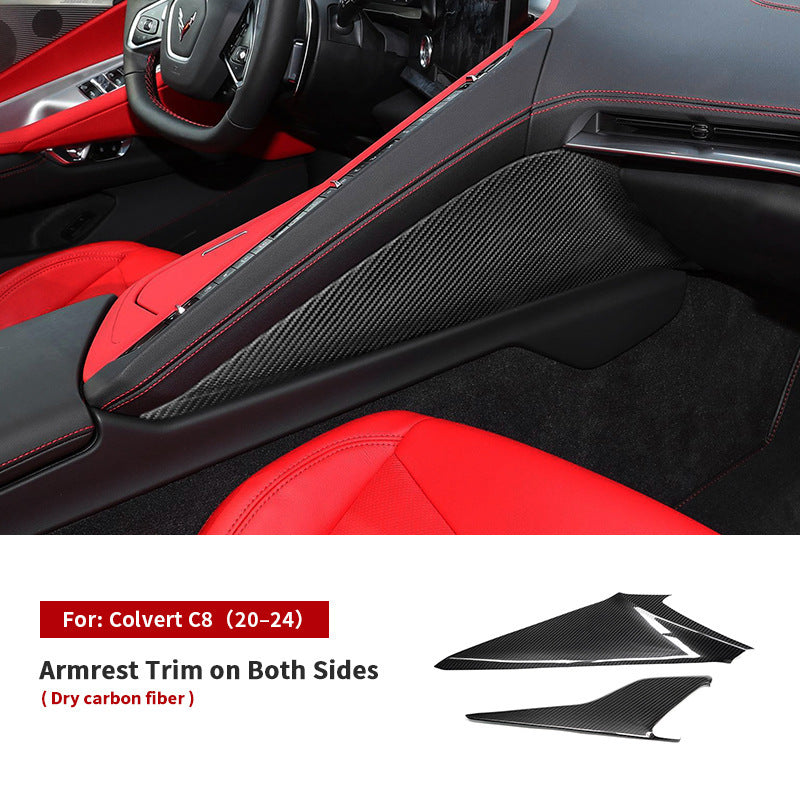Real Carbon Fiber Decorative Trim Kit for Corvette C8 (2020 - 2025)