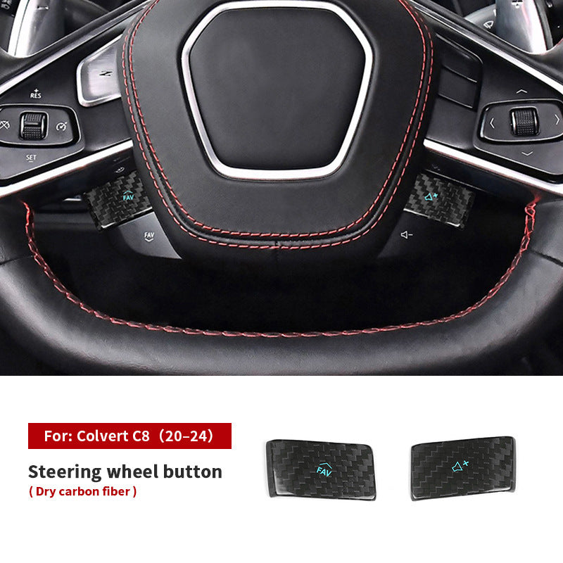 Real Carbon Fiber Decorative Trim Kit for Corvette C8 (2020 - 2025)
