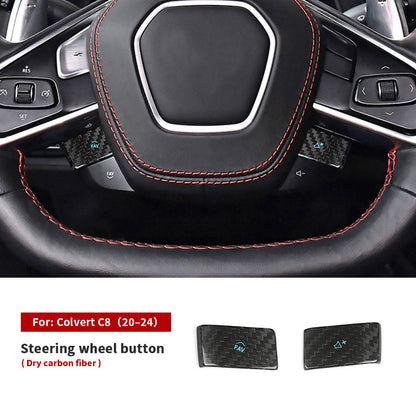 Real Carbon Fiber Decorative Trim Kit for Corvette C8 (2020 - 2025)