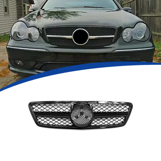 AMG-Style Front Grille for Mercedes-Benz C-Class W203 (2000 - 2006)