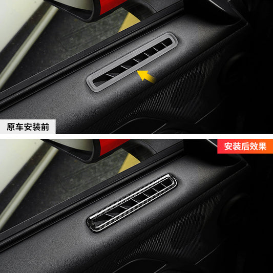 Real Carbon Fiber Air Vent Trim for Ford / Ford Mustang (2024)