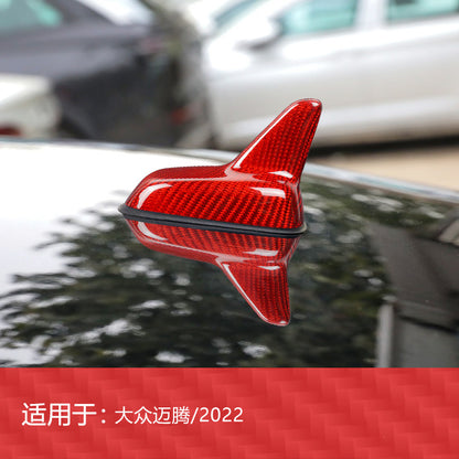 Real Carbon Fiber Shark Fin Antenna Cover for Volkswagen Magotan (2022+)