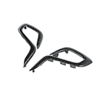 3×3 3K Twill Dry Carbon Fiber Gear Shift Knob Side Trim Cover for BMW F90 M5 F91 F92 F93 M8 F97 X3M F98 X4M F95 X5M F96 X6M | Stick-On