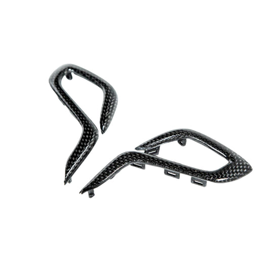 3×3 3K Twill Dry Carbon Fiber Gear Shift Knob Side Trim Cover for BMW F90 M5 F91 F92 F93 M8 F97 X3M F98 X4M F95 X5M F96 X6M | Stick-On