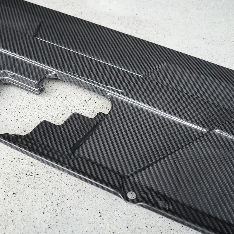 Real Carbon Fiber Engine Cover Panel Trim for Ford / Ford Mustang (2024)