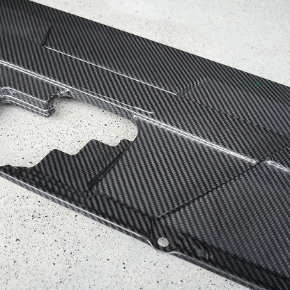 Real Carbon Fiber Engine Cover Panel Trim for Ford / Ford Mustang (2024)