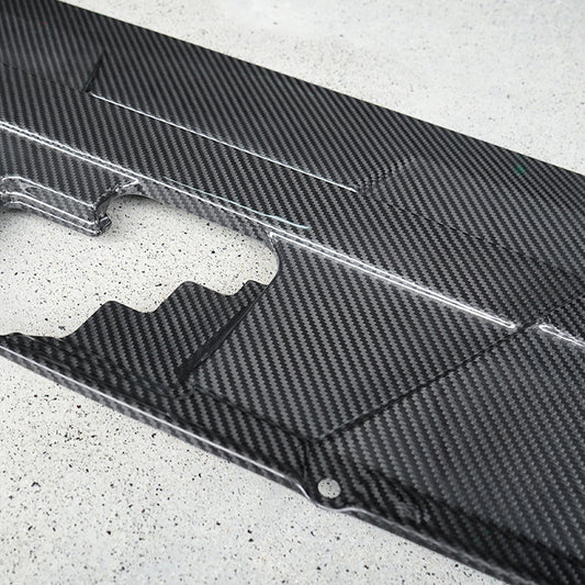 Real Carbon Fiber Engine Cover Panel Trim for Ford (alternate view 4)