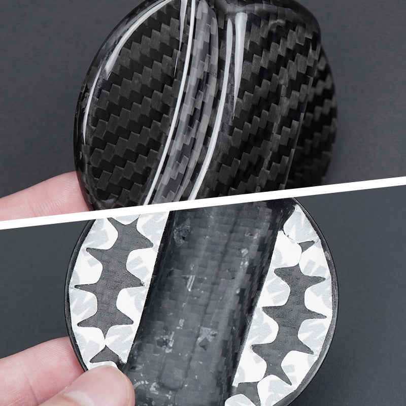 Real Carbon Fiber Fuel Door Cover for BMW / GM (Universal)