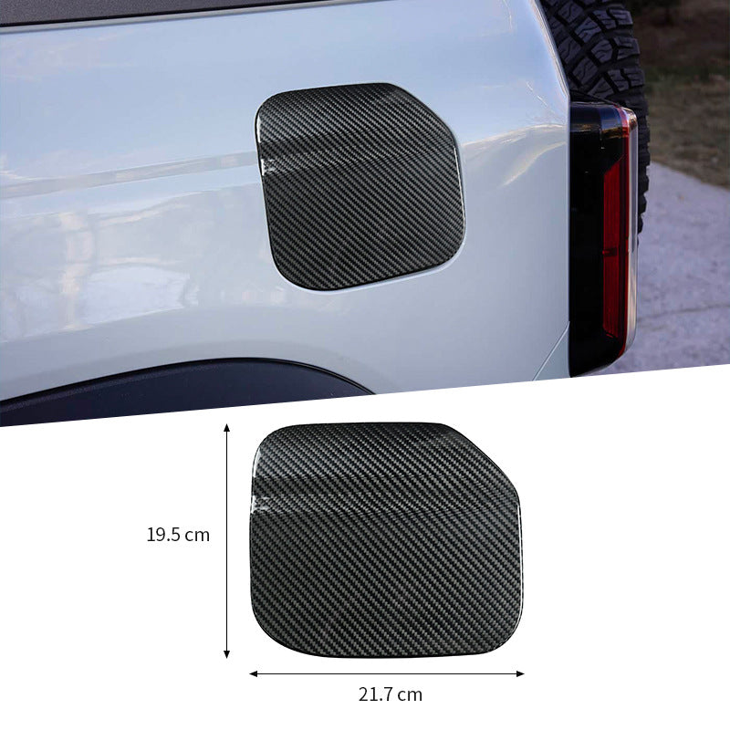 Real Carbon Fiber Fuel Door Cover for Ford Bronco / Ford Bronco (2021 - 2025)