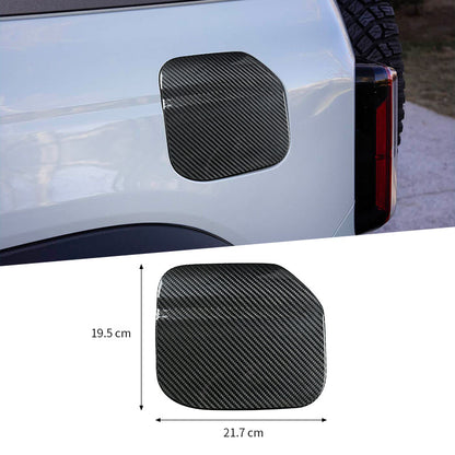 Real Carbon Fiber Fuel Door Cover for Ford Bronco / Ford Bronco (2021 - 2025)