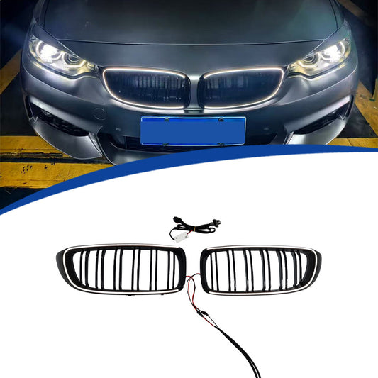 LED Illuminated Double-Slat Grille for BMW 4 Series F32