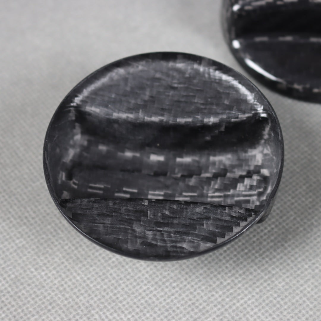 3×3 3K Twill Dry Carbon Fiber Fuel Tank Cap Cover Trim for BMW F & G Chassis Series | Stick-On Decorative Cover
