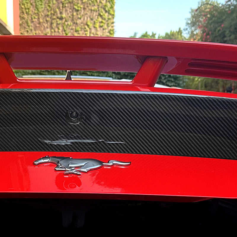 Real Carbon Fiber Trunk Lid Trim Cover for Ford / Ford Mustang (2024)