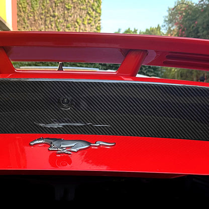 Real Carbon Fiber Trunk Lid Trim Cover for Ford / Ford Mustang (2024)