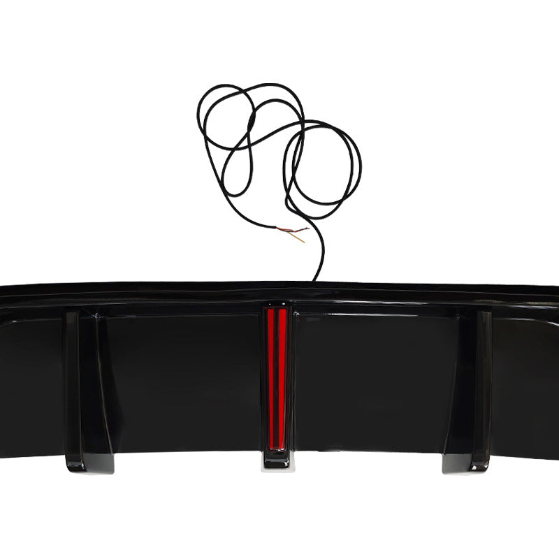 Competition Rear Diffuser Lip for BMW 4 Series G22 (2020 - 2026), Glossy Black