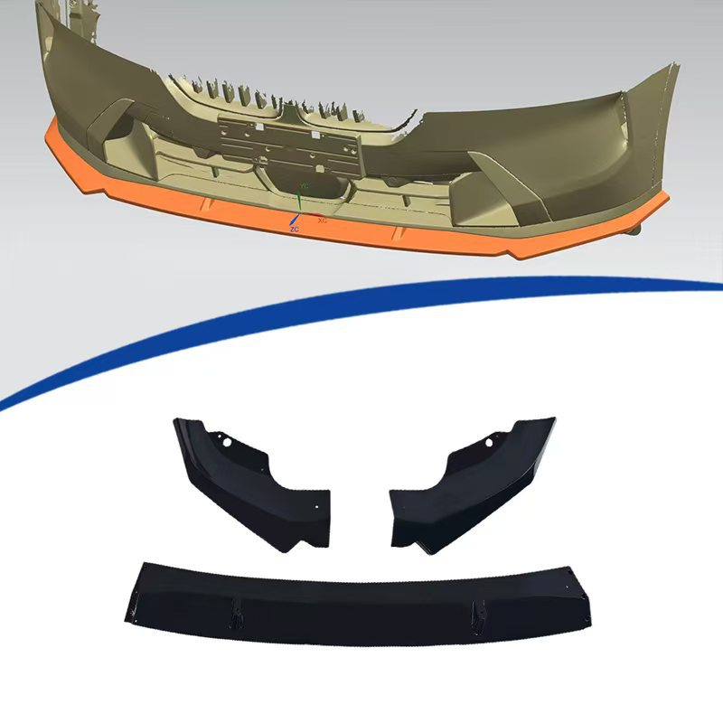 Standard 3-Section Front Lip Spoiler for BMW X7 G07 (2023 - 2025)