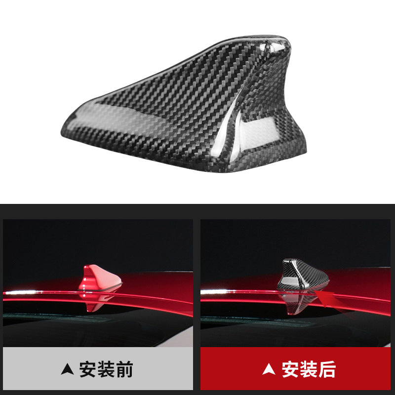 Real Carbon Fiber Roof Antenna Cover for Kia Stinger (2018 - 2023)