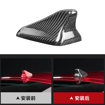Real Carbon Fiber Roof Antenna Cover for Kia Stinger (2018 - 2023)
