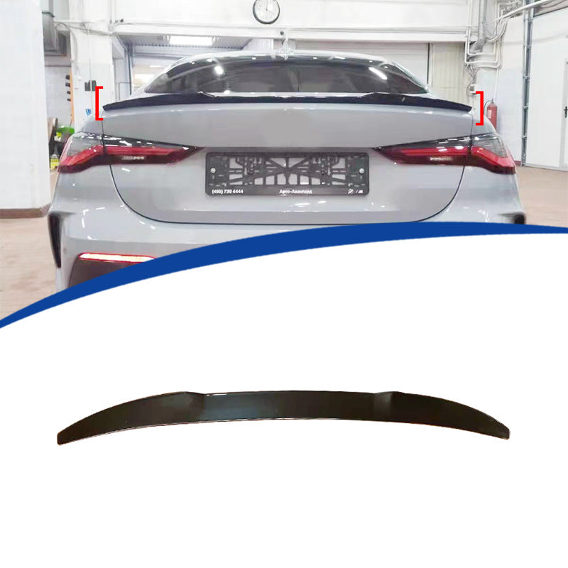 AC-Style Style C Rear Wing Spoiler for BMW 4 Series G22 (2020 - 2026), Glossy Black