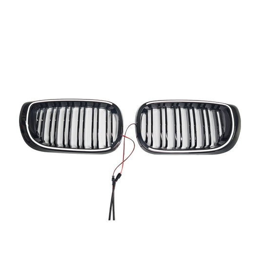 4-Door Double-Slat Front Grille for BMW 3 Series E46 (alternate view 2)