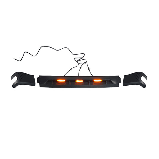 LED Illuminated 3-Section Mud Flaps for Jeep Gladiator (alternate view 2)