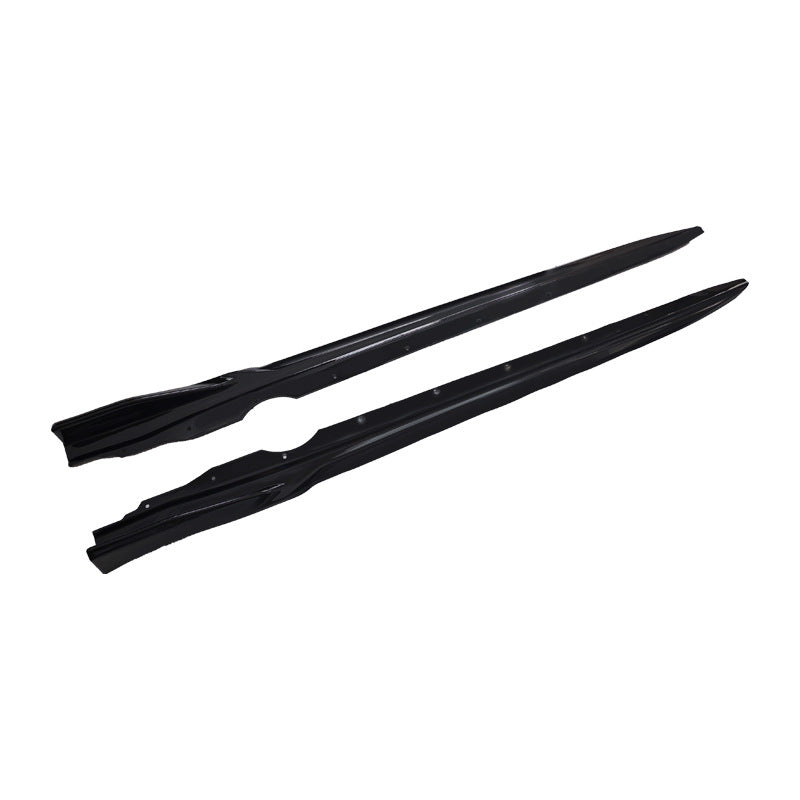 Blacked-Out Side Skirts for BMW X1 U11 (2023 - 2026), Glossy Black