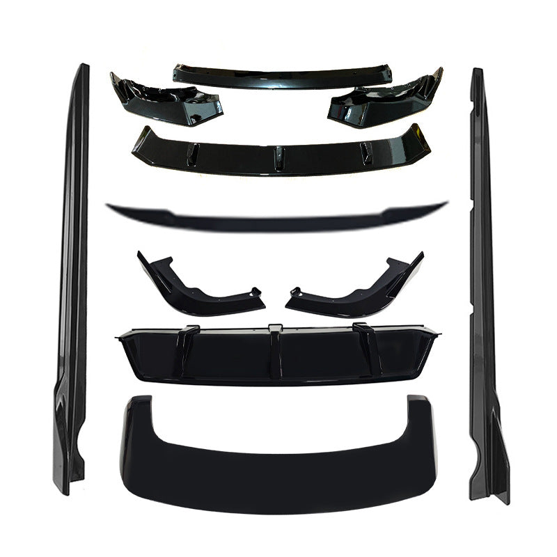 Blacked-Out 4-Section Front Lip Spoiler for BMW X5 G05 (2019 - 2022)