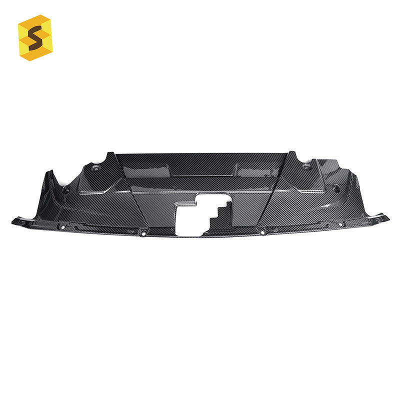 Real Carbon Fiber Engine Cover Panel Trim for Ford / Ford Mustang (2024)