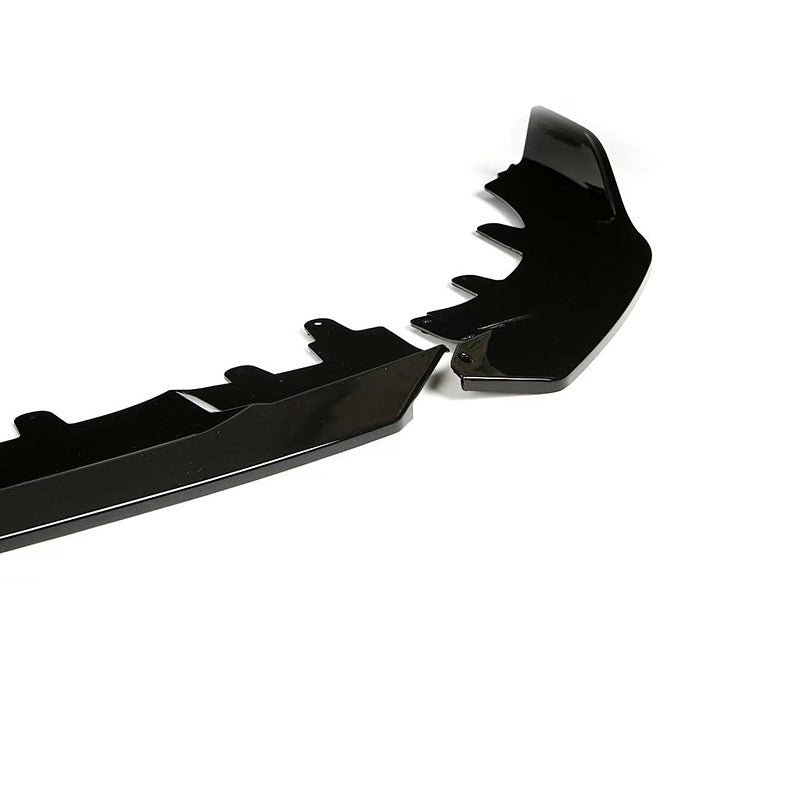 3-Section MP-Style Front Lip Spoiler for BMW 2 Series G42 (2021 - 2026), Glossy Black