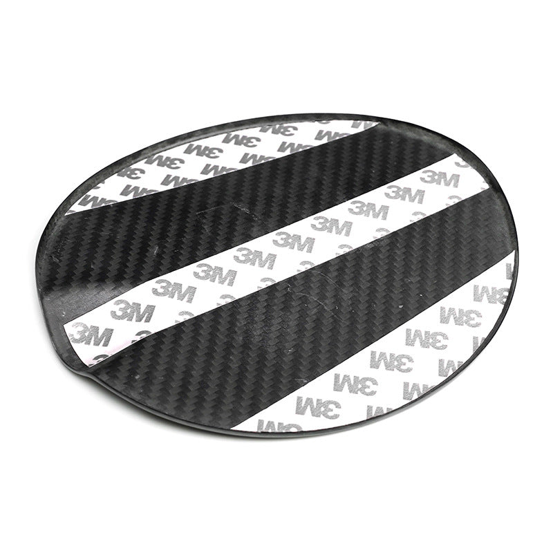 Real Carbon Fiber Outer Fuel Door Cover for Fiat 500 Abarth