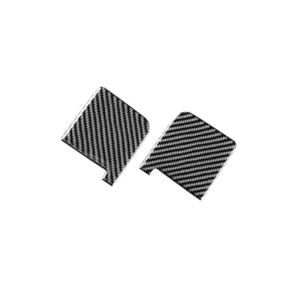 4PCS Prepreg Dry Carbon 3*3 3K Real Carbon Fiber Interior Door Bowl Overlay Trim for Toyota Tundra XK50 Facelift (2014-2021)