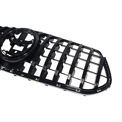 Sport Vertical-Bar Front Grille for Mercedes-Benz GLE / Mercedes-Benz GLE-Class W167 (2020 - 2023), Glossy Black