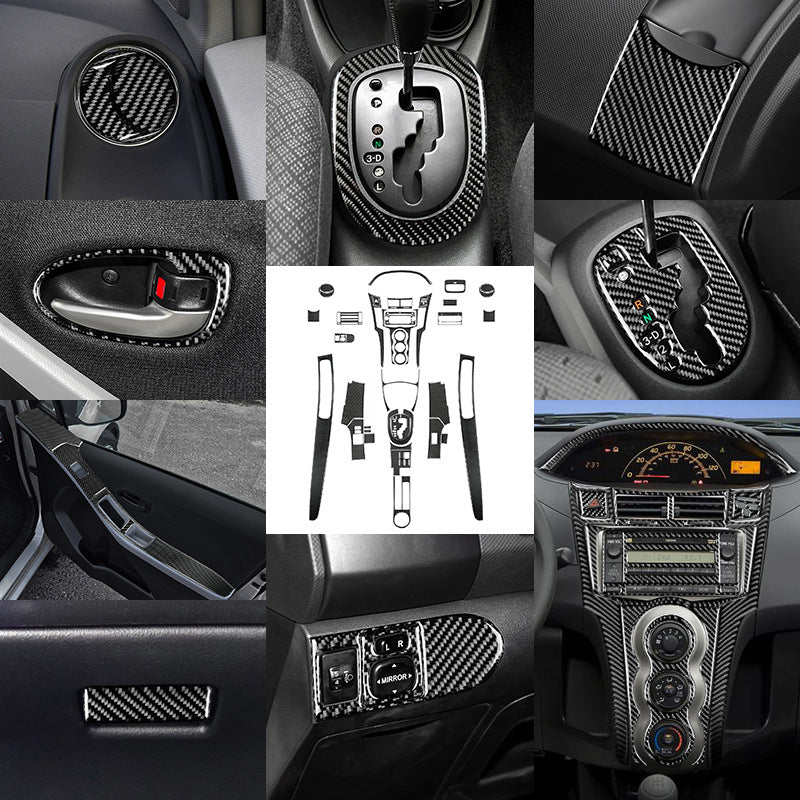 Epoxy Resin Carbon Fiber Decorative Trim Kit for Toyota Yaris (2006 - 2013)