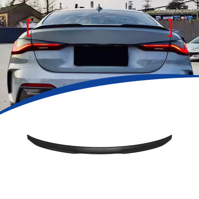 M4-Style Rear Wing Spoiler for BMW 4 Series G22 (2021 - 2026), Glossy Black