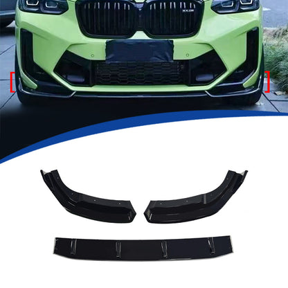 3-Section MP-Style Front Lip Spoiler for BMW X3M F97 (2022 - 2024)