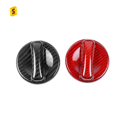 Real Dry Carbon Fiber Inner Fuel Filler Cap Cover for Mercedes-Benz G-Class AMG